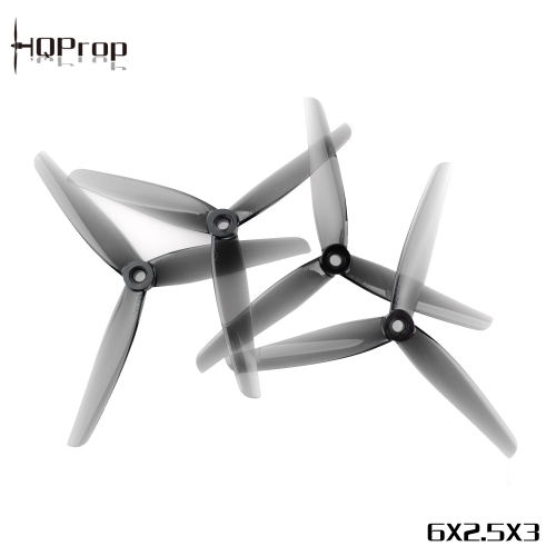 HQProp  6X2.5X3 Light Grey (2CW+2CCW)-Poly Carbonate